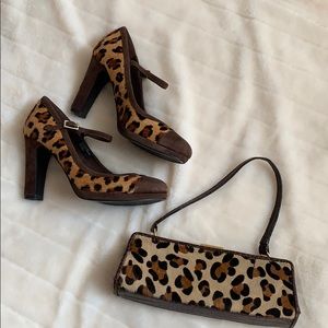 Animal print heels